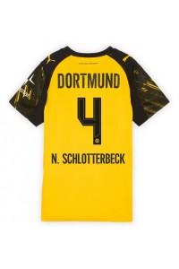 Fotbalové Dres Borussia Dortmund Nico Schlotterbeck #4 Dámské Domácí Oblečení 2025-26 Krátký Rukáv